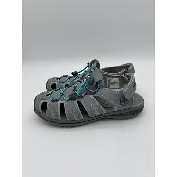 Khombu Ashley Size 9 Gray Sandals Adjustable - Picture 3 of 6